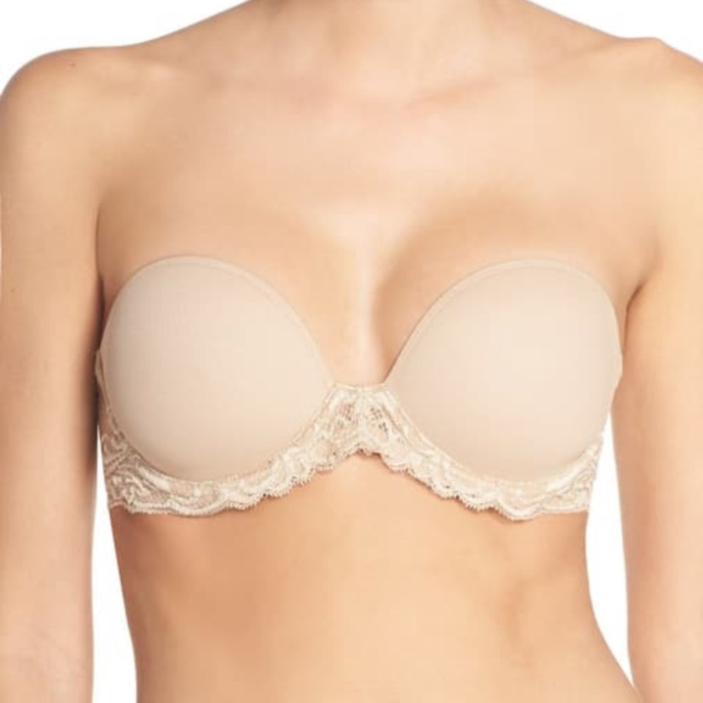 Natori Feathers strapless bra